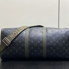 【顶级原单】M28837黑花卡其绿 45cm旅行袋 Keepall Bandoulière 45 旅行袋 本款采用Mon 【顶级原单】M28837黑花卡其绿 45cm旅行袋 Keepall Bandoulière 45 旅行袋 本款采用Mon