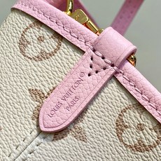 【顶级原单】M2A466沙丘色/粉色 双面子母包购物袋 Neverfull Inside Out BB 手袋 本款 Ne 【顶级原单】M2A466沙丘色/粉色 双面子母包购物袋 Neverfull Inside Out BB 手袋 本款 Ne