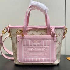 【顶级原单】M2A466沙丘色/粉色 双面子母包购物袋 Neverfull Inside Out BB 手袋 本款 Ne 【顶级原单】M2A466沙丘色/粉色 双面子母包购物袋 Neverfull Inside Out BB 手袋 本款 Ne