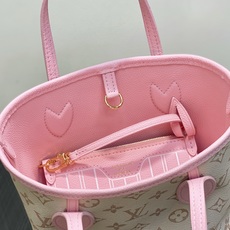 【顶级原单】M2A466沙丘色/粉色 双面子母包购物袋 Neverfull Inside Out BB 手袋 本款 Ne 【顶级原单】M2A466沙丘色/粉色 双面子母包购物袋 Neverfull Inside Out BB 手袋 本款 Ne