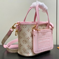 【顶级原单】M2A466沙丘色/粉色 双面子母包购物袋 Neverfull Inside Out BB 手袋 本款 Ne 【顶级原单】M2A466沙丘色/粉色 双面子母包购物袋 Neverfull Inside Out BB 手袋 本款 Ne