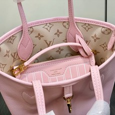 【顶级原单】M2A466沙丘色/粉色 双面子母包购物袋 Neverfull Inside Out BB 手袋 本款 Ne 【顶级原单】M2A466沙丘色/粉色 双面子母包购物袋 Neverfull Inside Out BB 手袋 本款 Ne