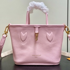 【顶级原单】M2A466沙丘色/粉色 双面子母包购物袋 Neverfull Inside Out BB 手袋 本款 Ne 【顶级原单】M2A466沙丘色/粉色 双面子母包购物袋 Neverfull Inside Out BB 手袋 本款 Ne