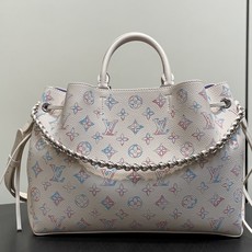 【顶级原单】M2A169米白 丝印全皮镂空渐变色链条手提包 Bella Tote 手袋 Mahina Link 系列推出 【顶级原单】M2A169米白 丝印全皮镂空渐变色链条手提包 Bella Tote 手袋 Mahina Link 系列推出
