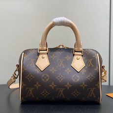 【顶级原单】M46234老花 皮肩带speedy枕头包 SPEEDY BANDOULIÈRE 20 手袋 本款 Spee 【顶级原单】M46234老花 皮肩带speedy枕头包 SPEEDY BANDOULIÈRE 20 手袋 本款 Spee