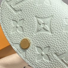 【顶级原单】M29805薄荷绿 全皮压花零钱包 Rosalie 零钱包 本款为 Monogram Empreinte 皮 【顶级原单】M29805薄荷绿 全皮压花零钱包 Rosalie 零钱包 本款为 Monogram Empreinte 皮