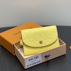 【顶级原单】M29803柠檬黄 全皮压花零钱包 Rosalie 零钱包 本款为 Monogram Empreinte 皮 【顶级原单】M29803柠檬黄 全皮压花零钱包 Rosalie 零钱包 本款为 Monogram Empreinte 皮