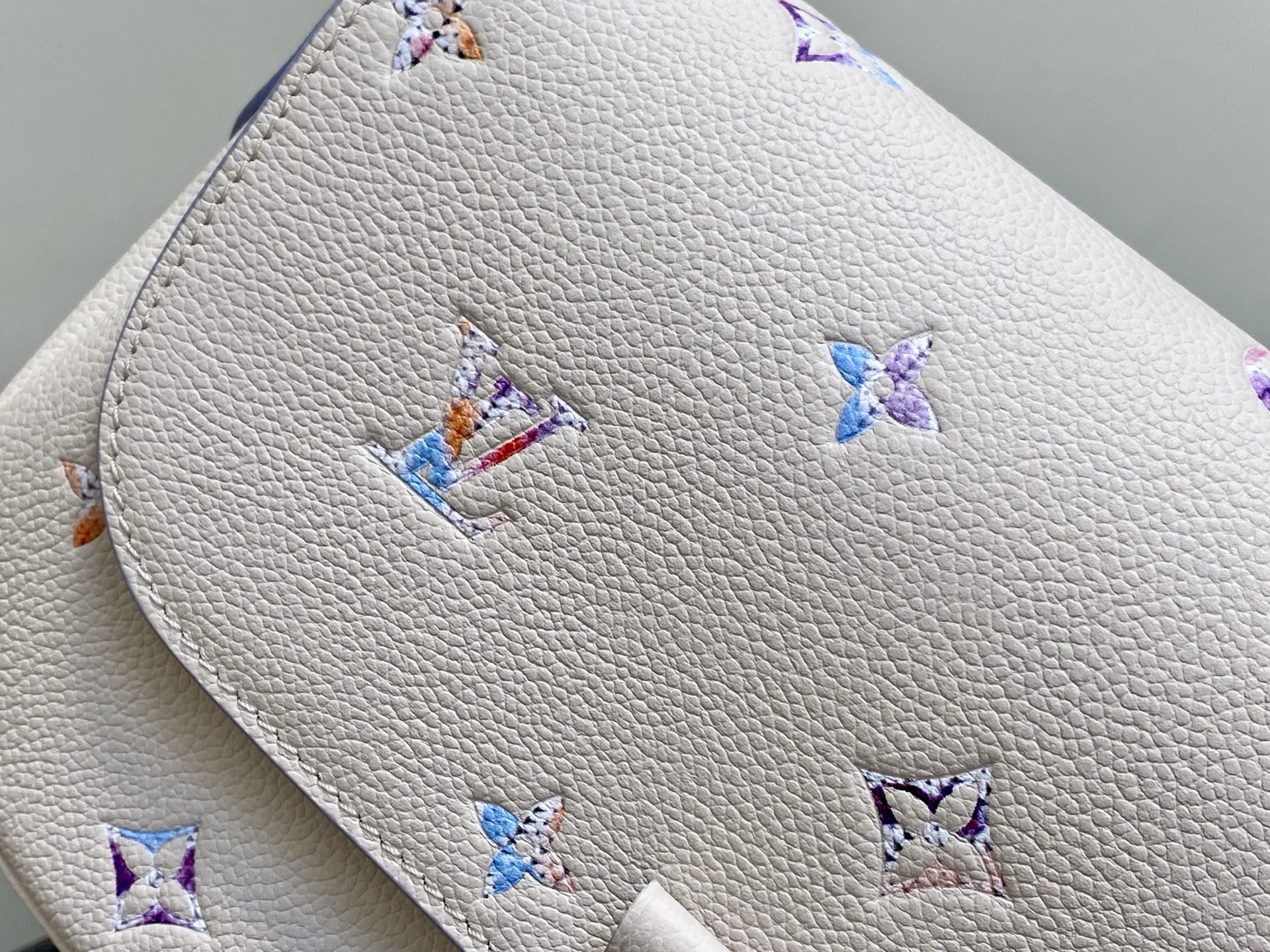 【顶级原单】M2A332幻彩紫 全皮丝印腋下包 POCHETTE MÉTIS SOFT 小号手袋 本款 Pochette