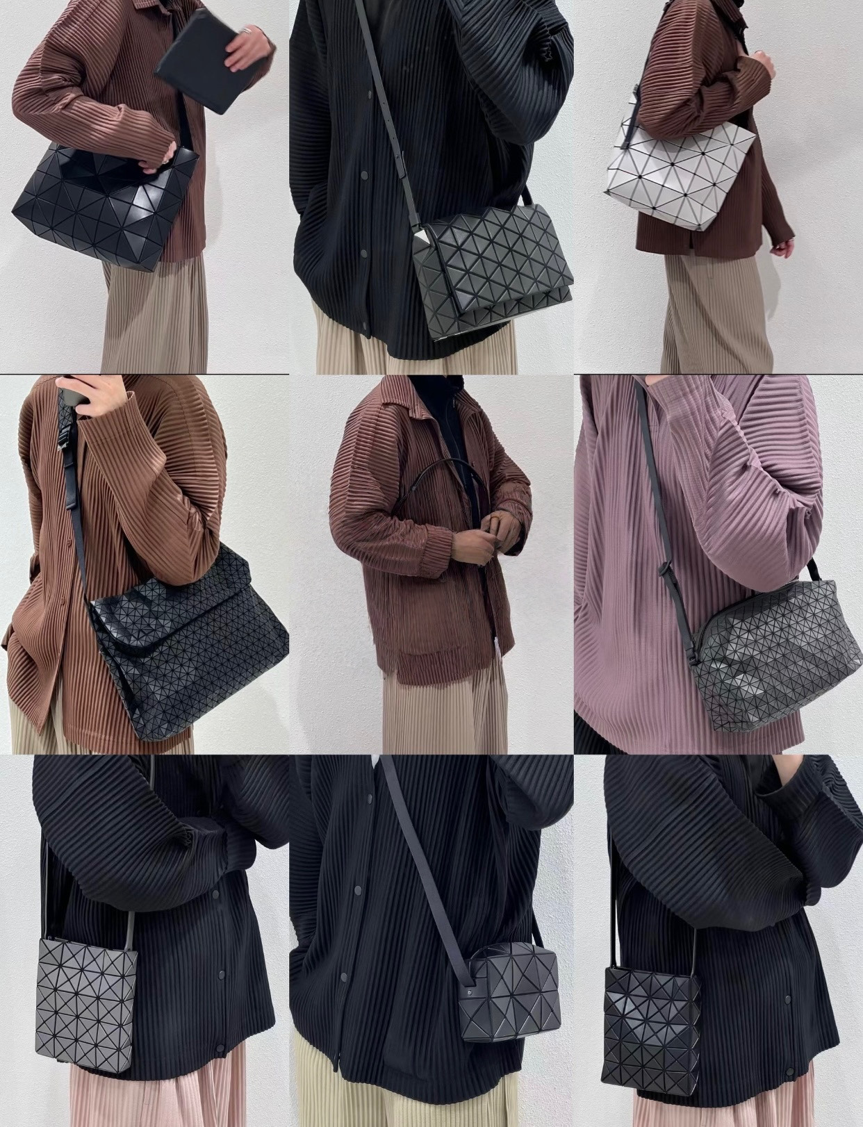 Issey Miyake Bao Bao BB26 Crossbody Bag - Geometric Design, Casual Style 6 i1757238231707 8808 0 1