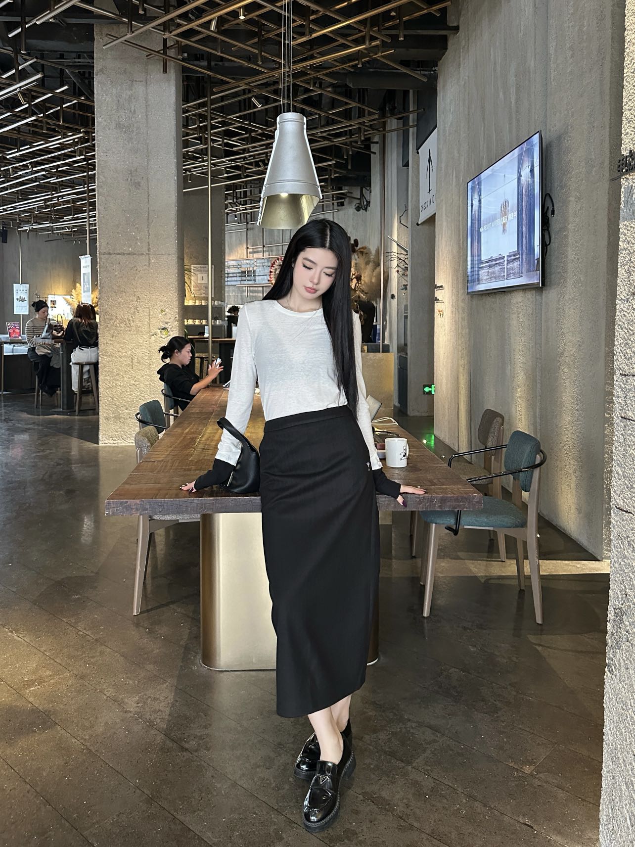 NO:295174,Model pictures, alexander wang19860909模特图,,alexander wang,Women's clothing