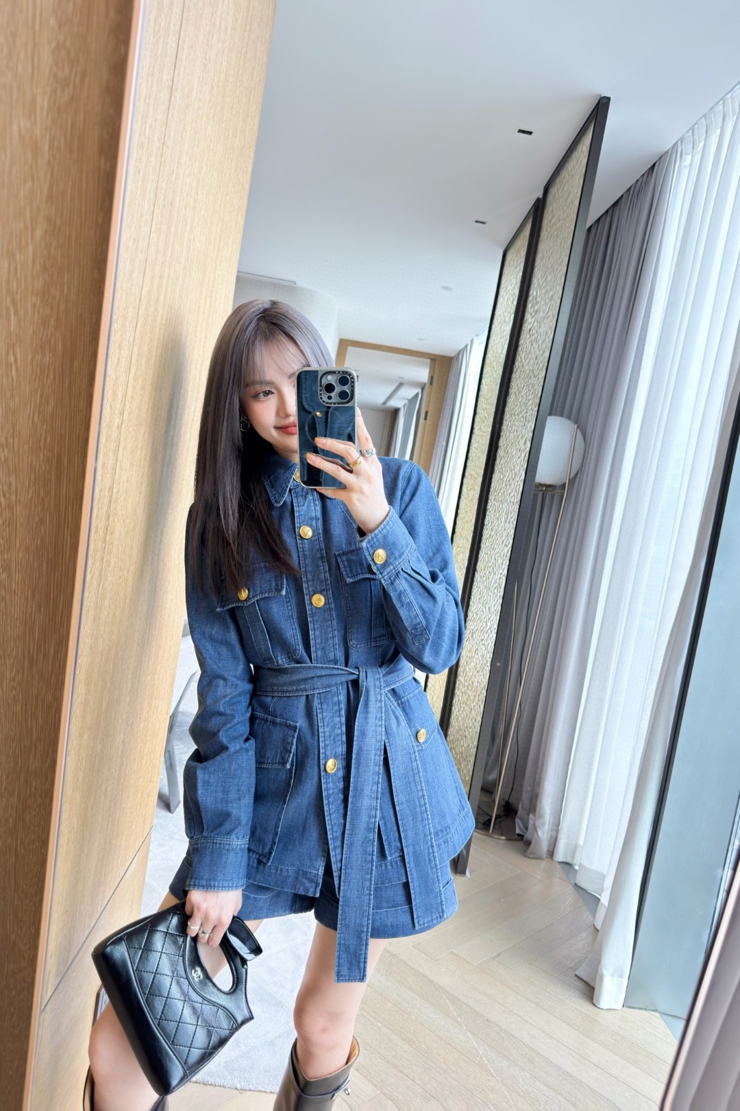 NO:325059,Jacket shorts model pictures, shorts, jackets & coats,alexander wang19860909外套短裤模特图,,shorts,jackets & coats,alexander wang,Women's clothing