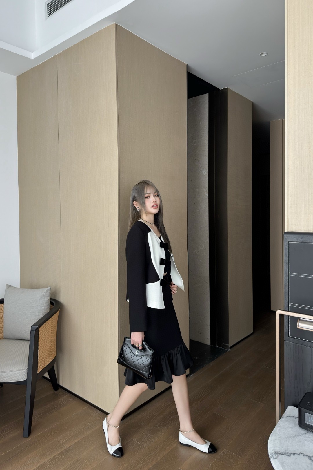 NO:318883,Top skirt model picture, skirts, alexander wang19860909上衣半裙模特图,,skirts,alexander wang,Women's clothing