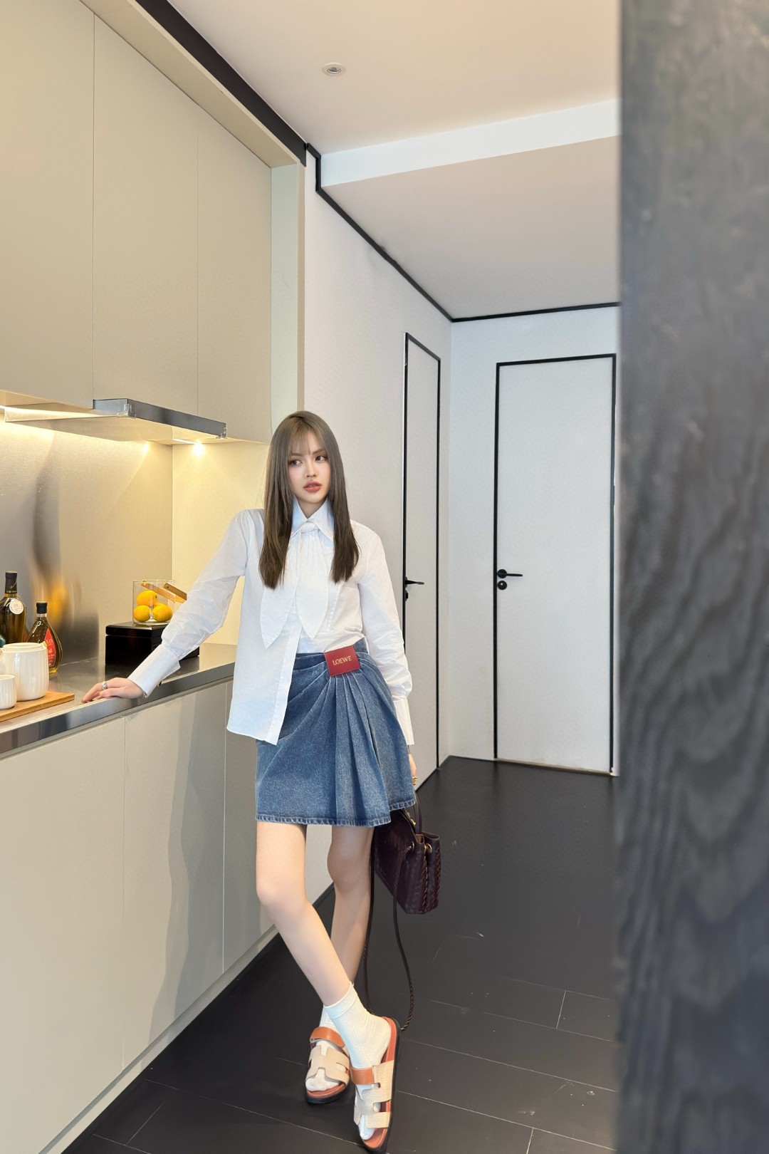 NO:318789,Model pictures, alexander wang19860909模特图,,alexander wang,Women's clothing