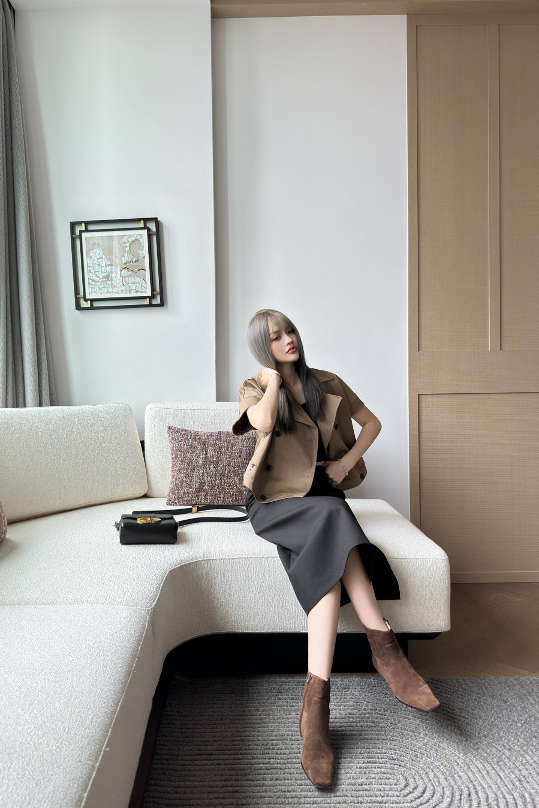 NO:318796,Skirts model pictures, skirts,alexander wang19860909半裙模特图,,skirts,alexander wang,Women's clothing