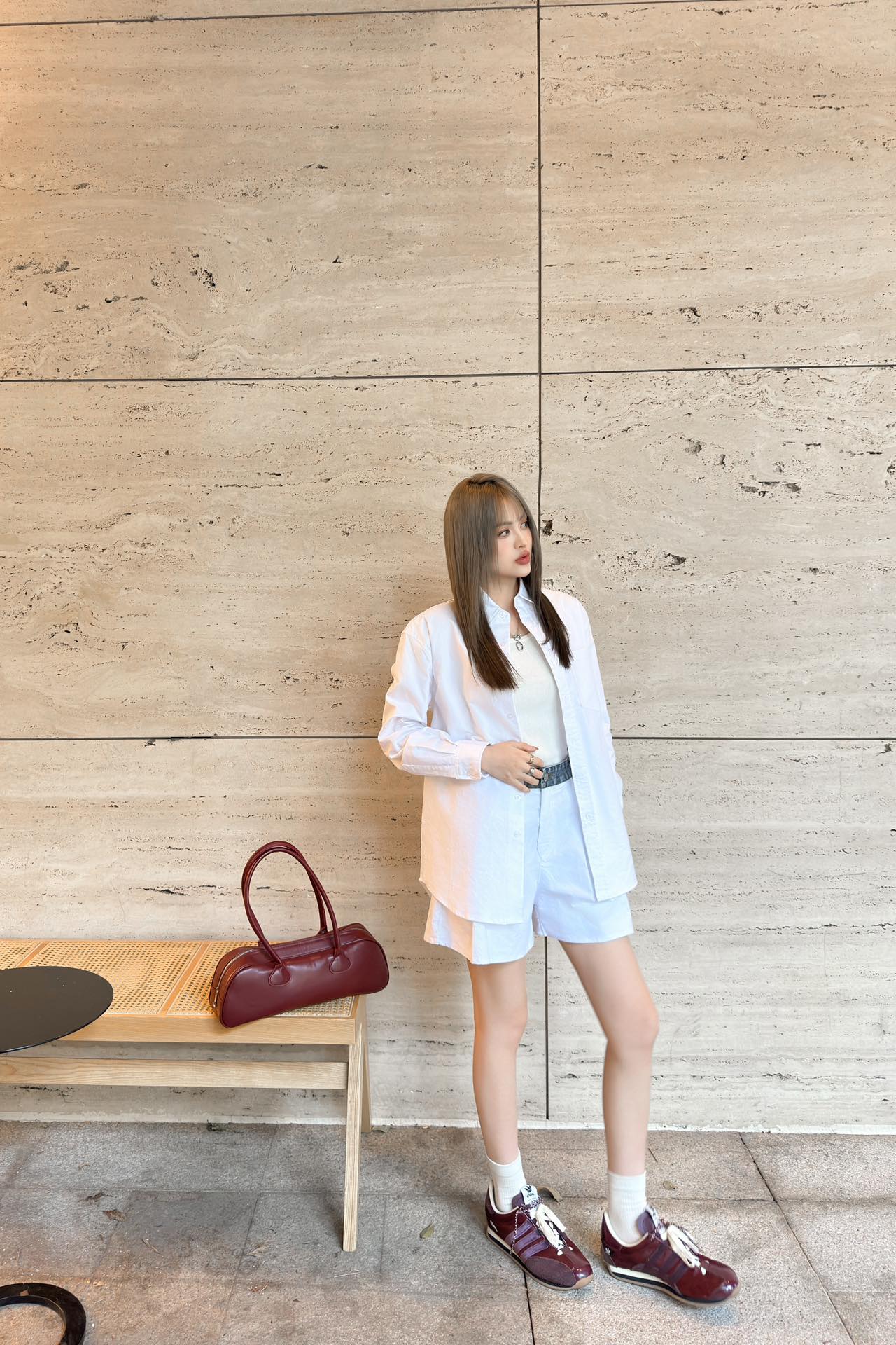 NO:318763,Shirt shorts model pictures, shorts,shirts,alexander wang19860909衬衫短裤模特图,,shorts,shirts,alexander wang,Women's clothing