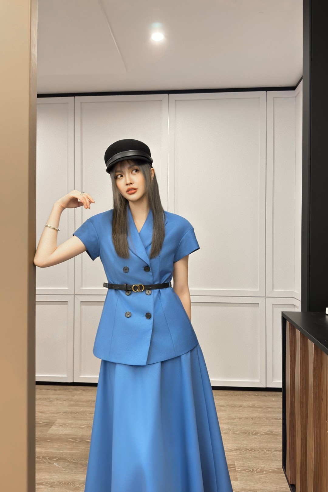 NO:318790,Top skirt model picture, skirts, alexander wang19860909上衣半裙模特图,,skirts,alexander wang,Women's clothing