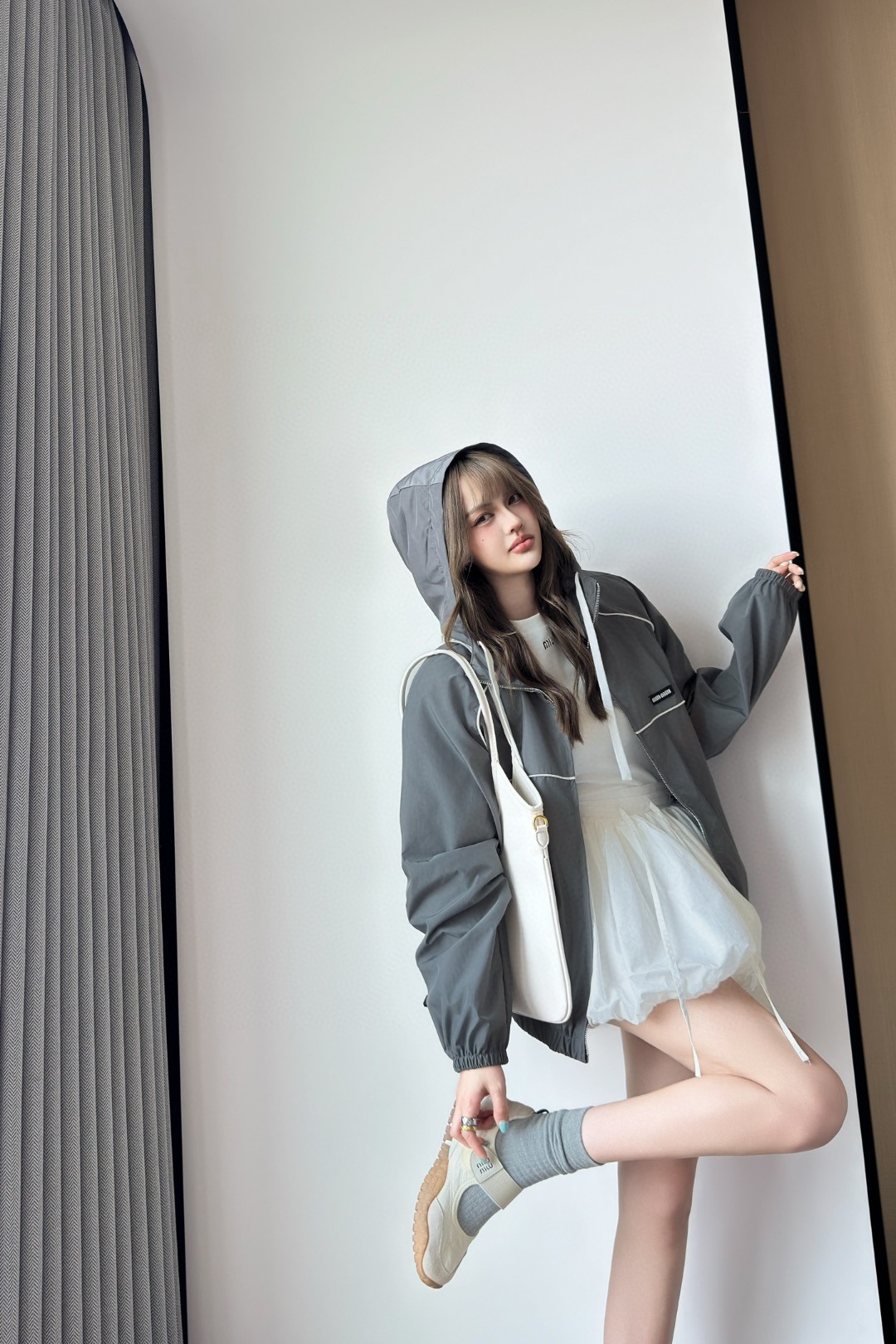 Miu Miu 2025 Hooded Nylon Jacket - Stylish, Comfortable, and Trendy 2 a1745437612704 1622