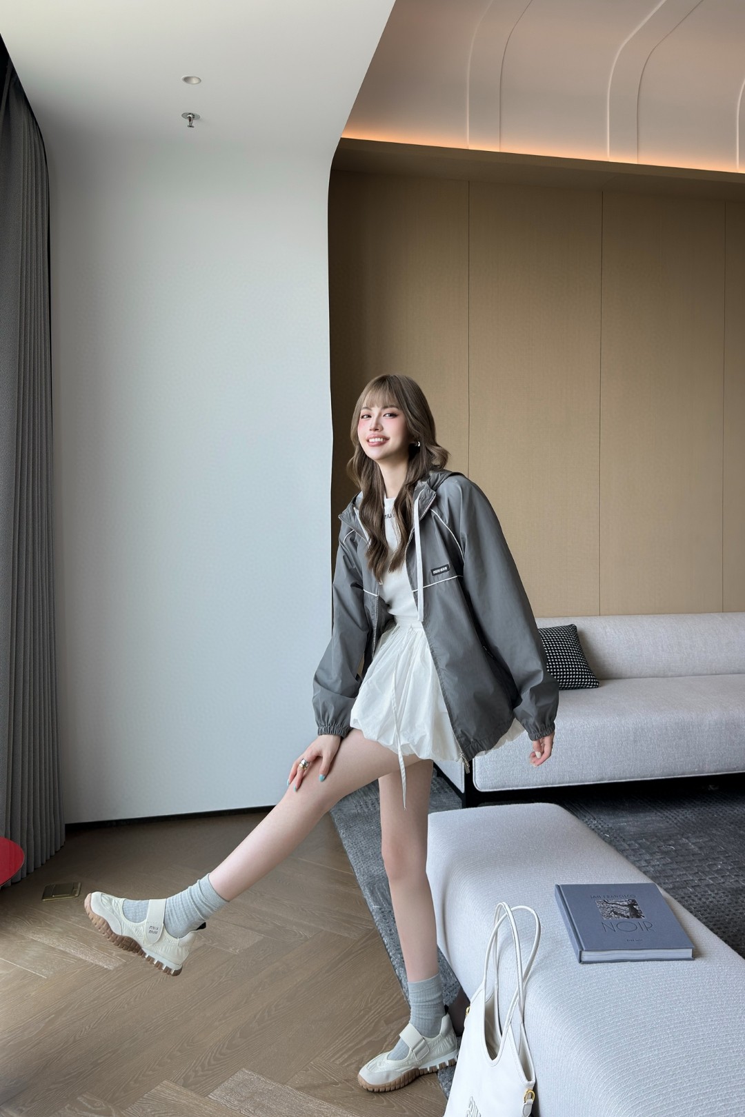 Miu Miu 2025 Hooded Nylon Jacket - Stylish, Comfortable, and Trendy 3 a1745437612712 2516