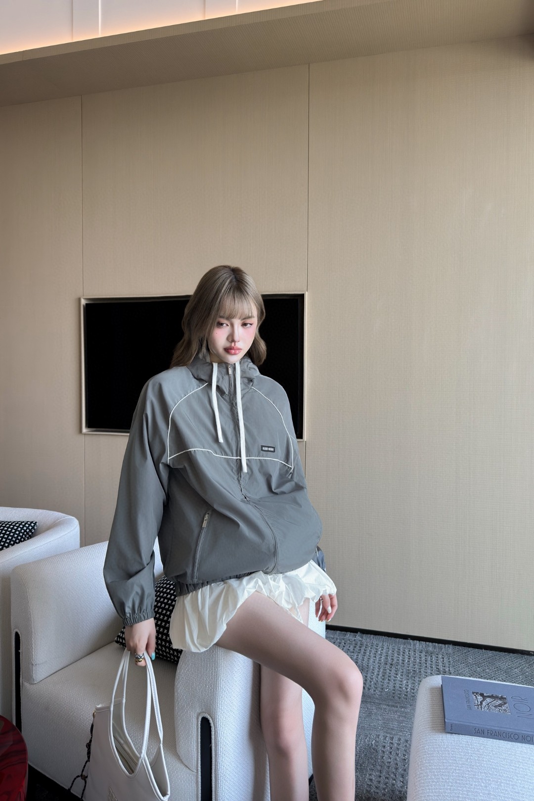 Miu Miu 2025 Hooded Nylon Jacket - Stylish, Comfortable, and Trendy 5 a1745437612721 5833
