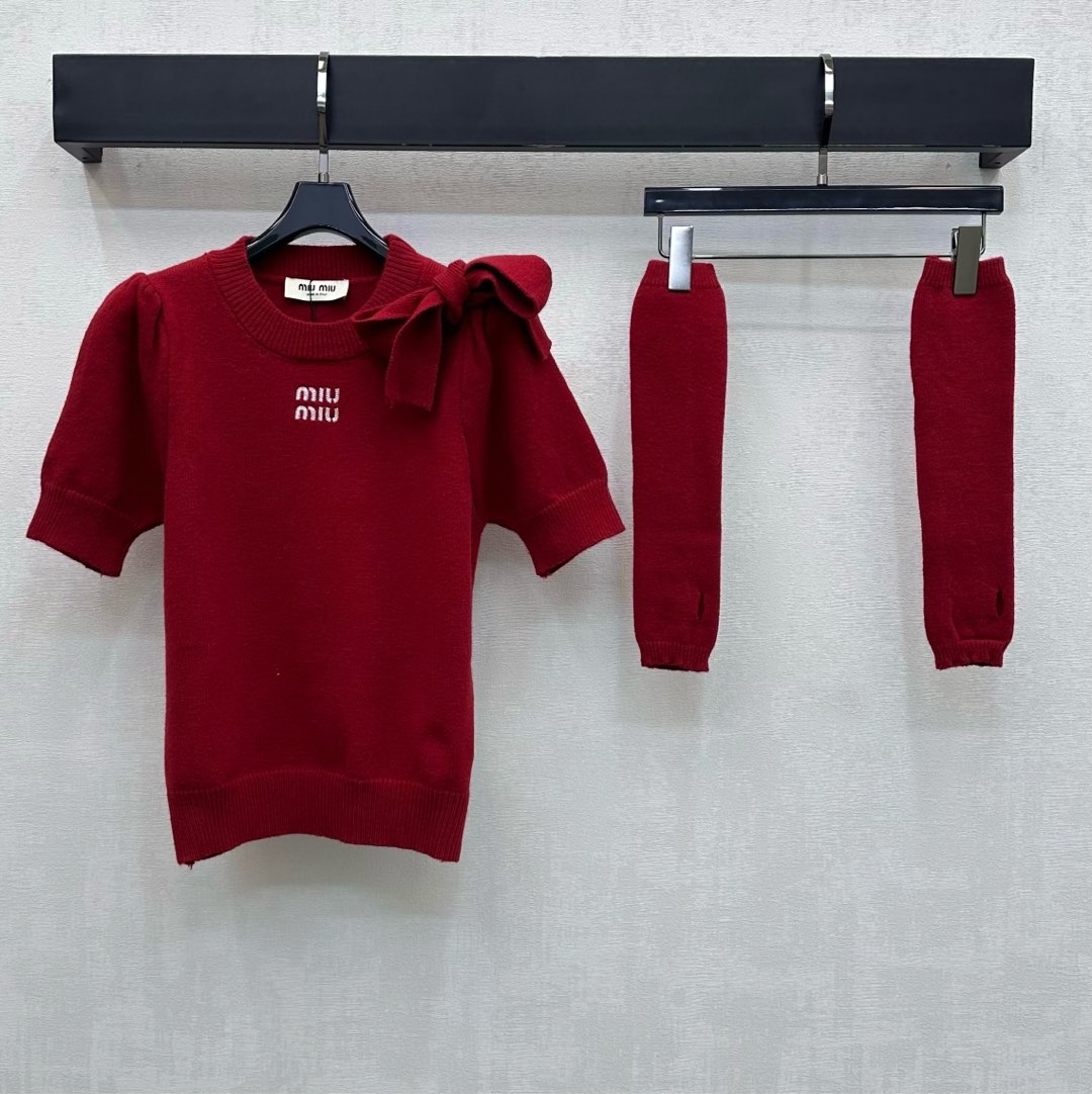 미우미우 여성 반팔 97456 Miu Miu T Shirt