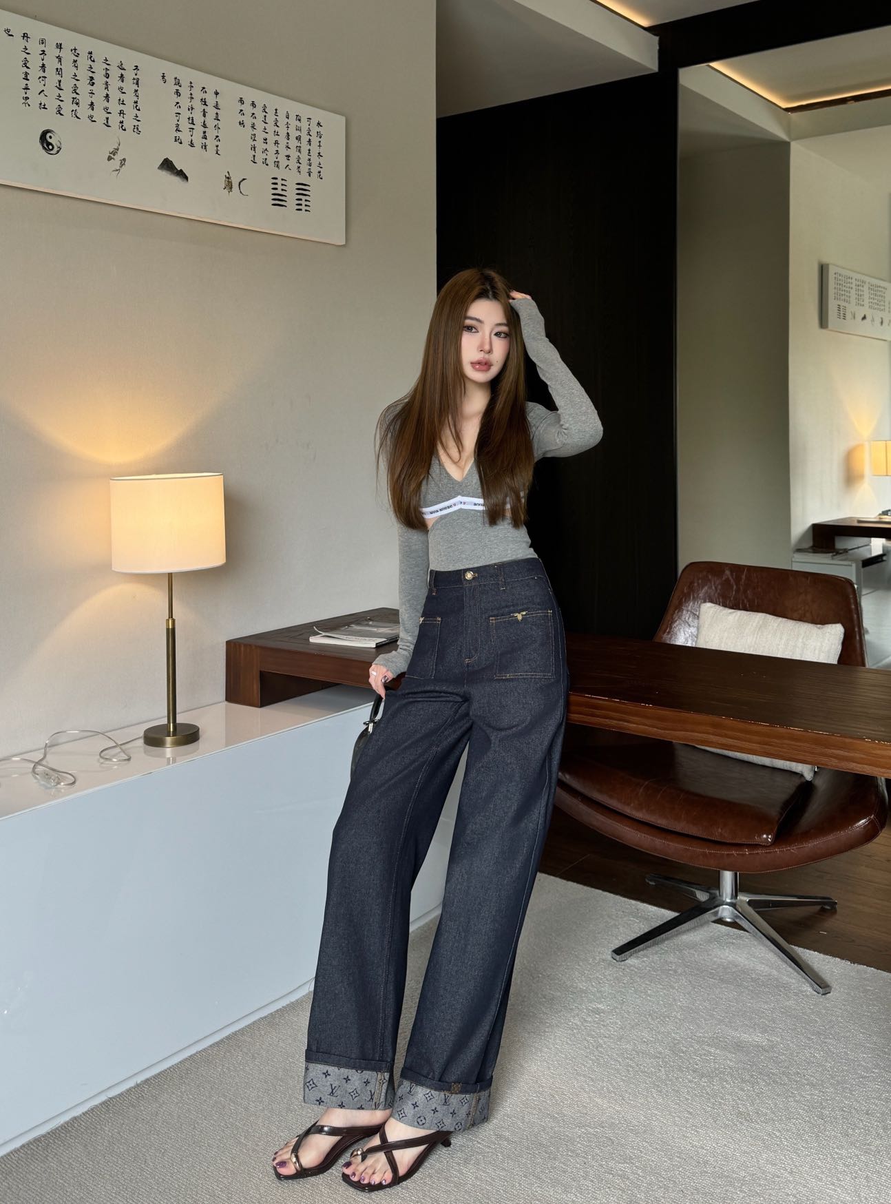 NO:739426,model pictures,,19860909模特图,,,Women's clothing