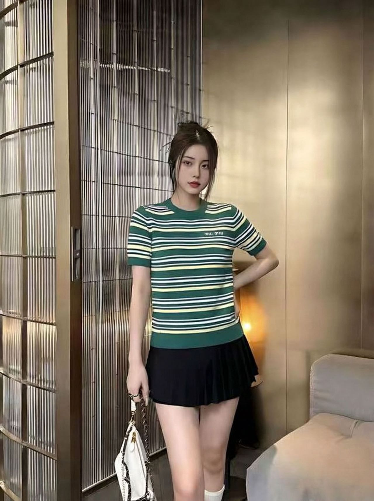 NO:776311,Model pictures, Miu Miu-clothing,19860909模特图,缪缪-服装,,Women's clothing