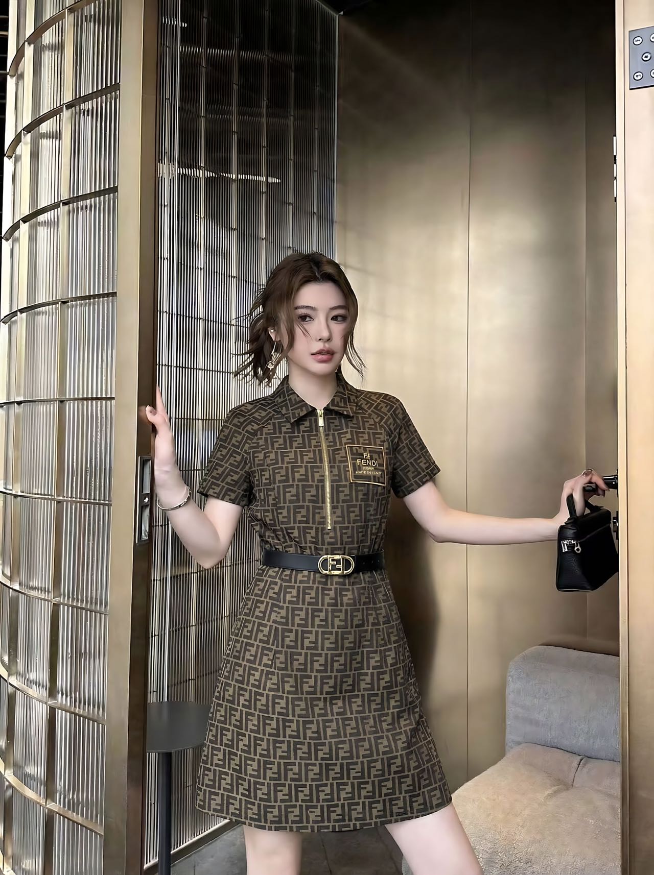 NO:780327,Model pictures, Fendi-clothing, fendi,19860909模特图,芬迪-服装,fendi,,Women's clothing