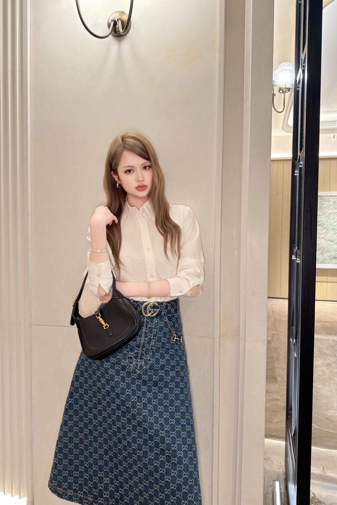 NO:780253,Model pictures, Gucci-clothing, gucci,19860909模特图,古驰-服装,gucci,,Women's clothing