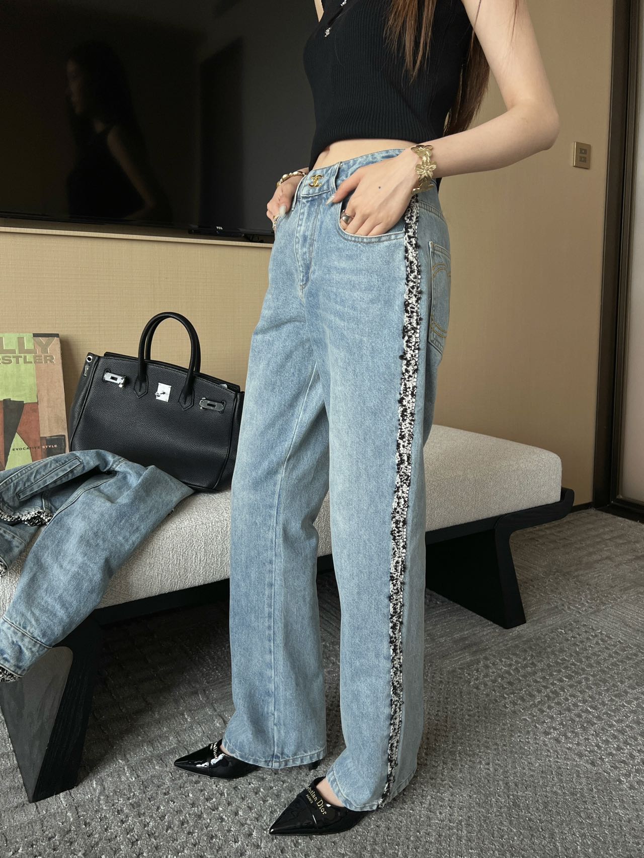 NO:780094,Model pictures, Chanel-clothing, chanel,19860909模特图,香奈儿-服装,chanel,,Women's clothing