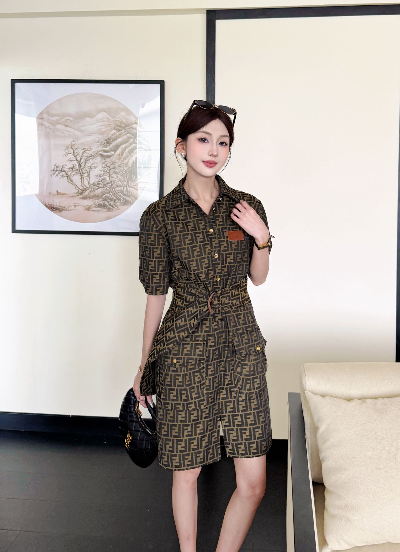 NO:855399,Model pictures, Fendi-clothing, fendi,19860909模特图,芬迪-服装,fendi,,Women's clothing