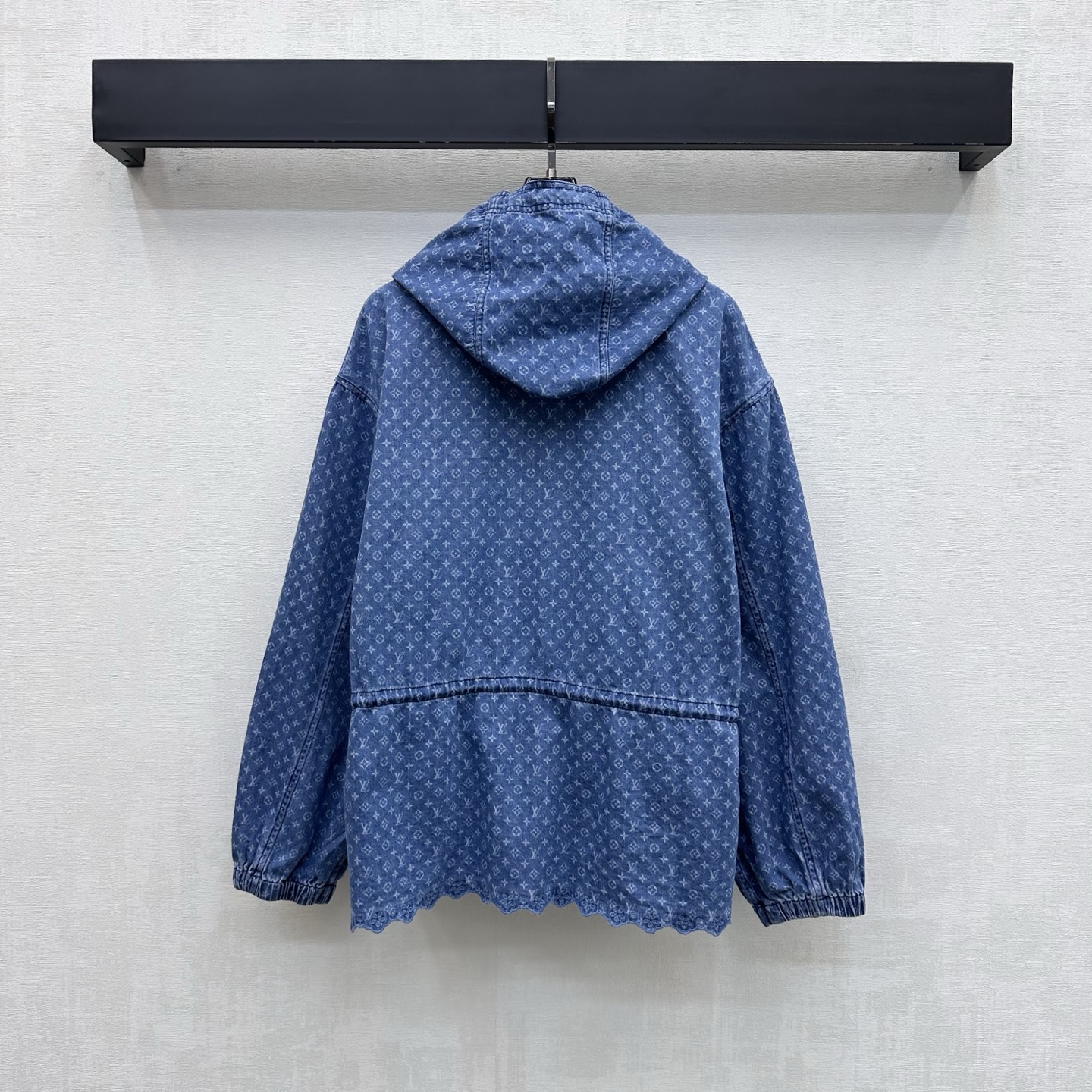 louis vuitton hooded monogram denim jacket