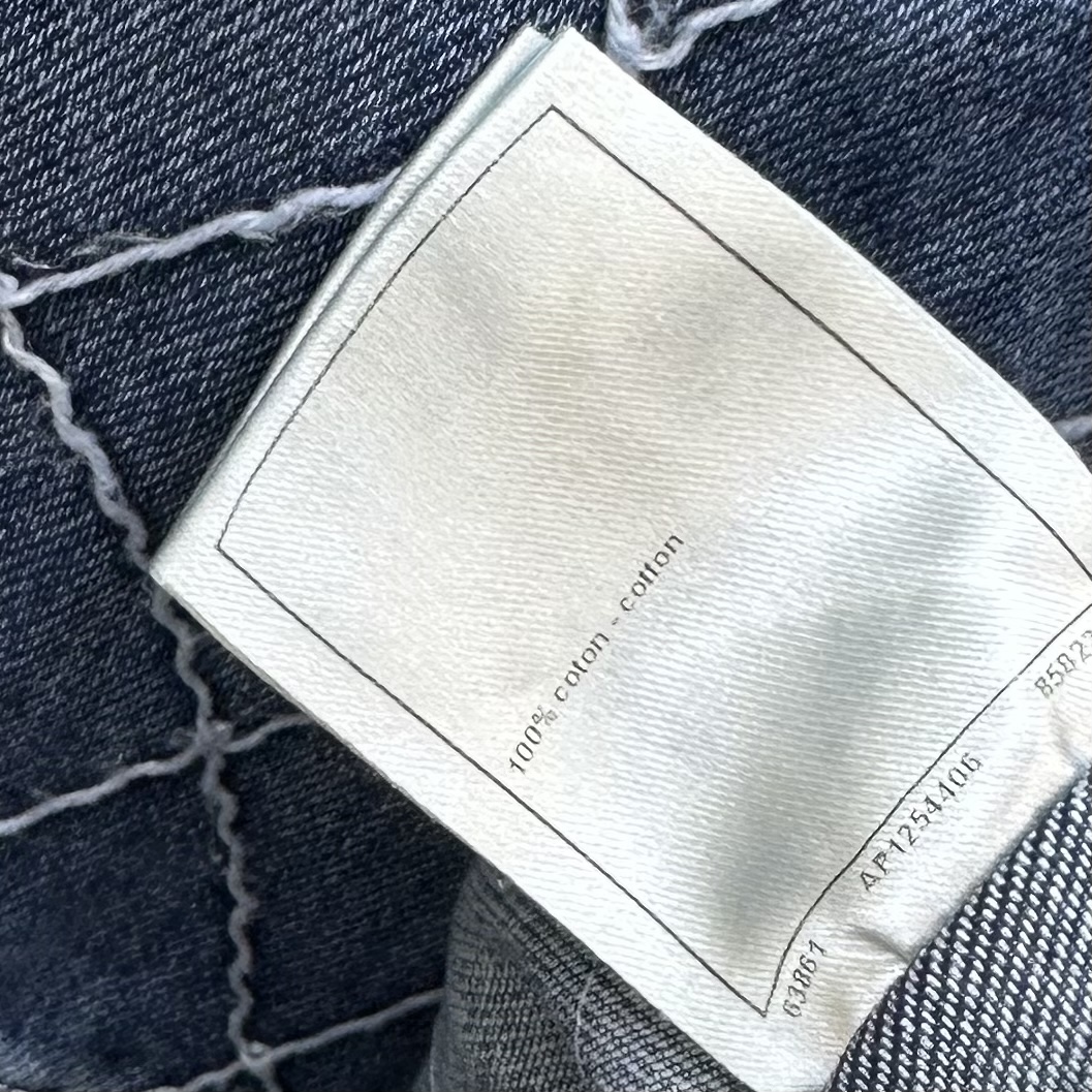 Chanel Dark Blue Diamond Stitch Denim Shorts
