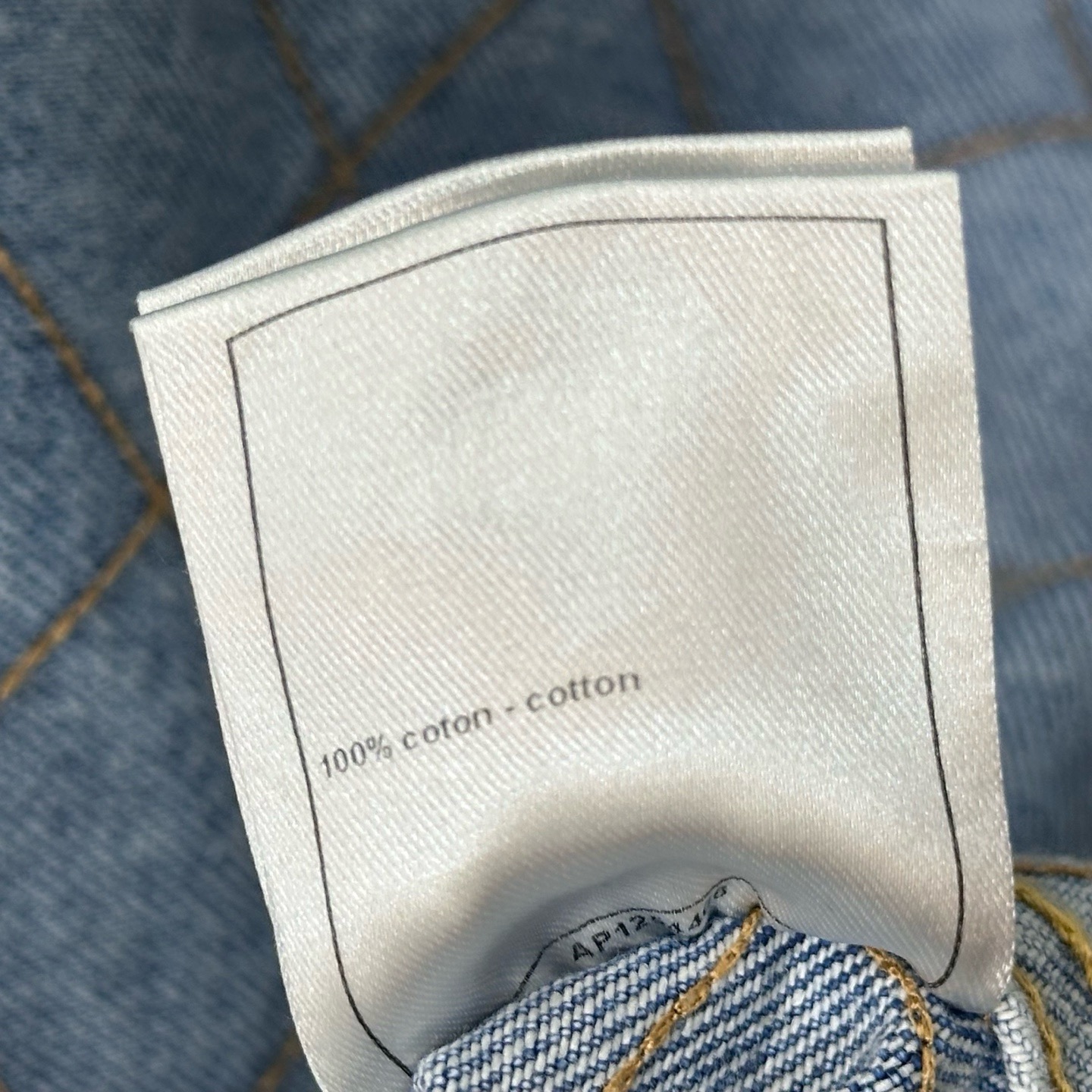 Chanel Diamond Stitch Chain Belt Denim Shorts