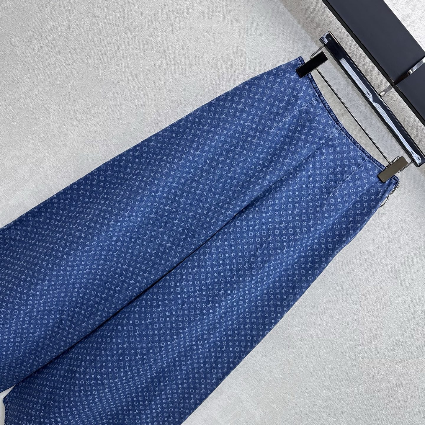 louis vuitton monogram jacquard flared pants