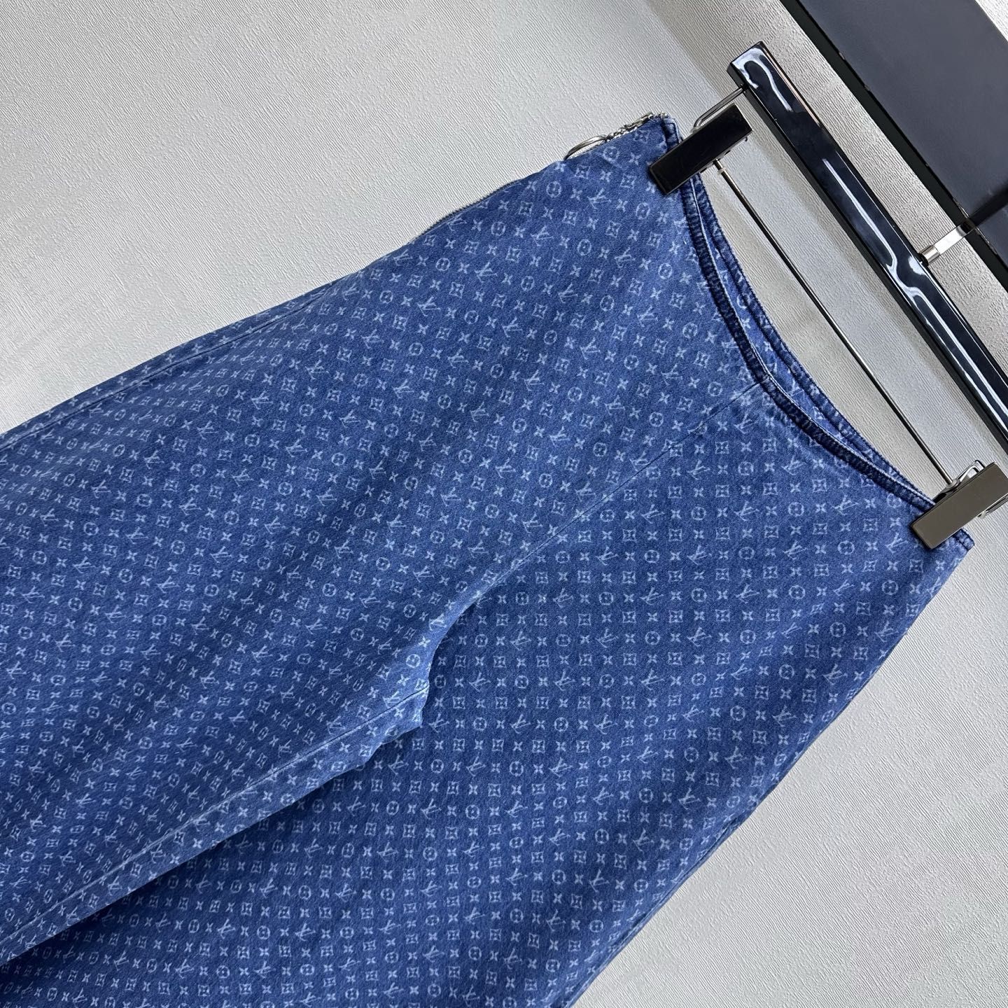 louis vuitton monogram jacquard flared pants