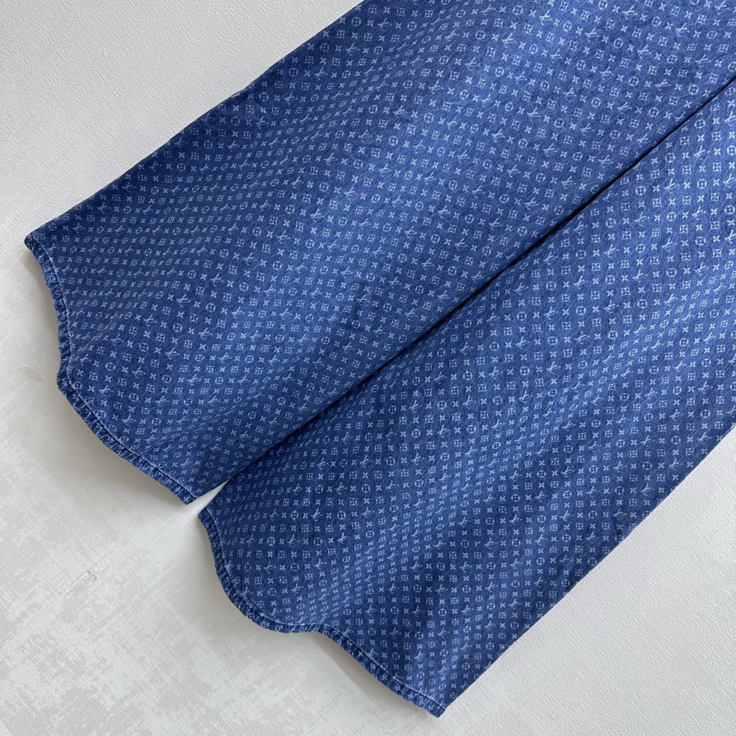 louis vuitton monogram jacquard flared pants