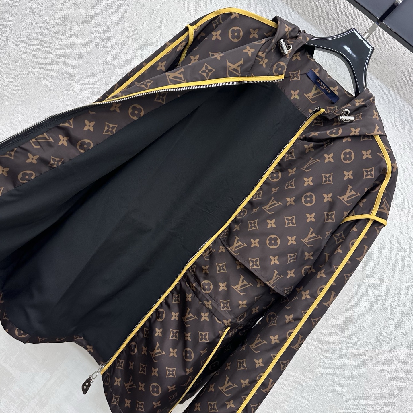 louis vuitton monogram hooded parka