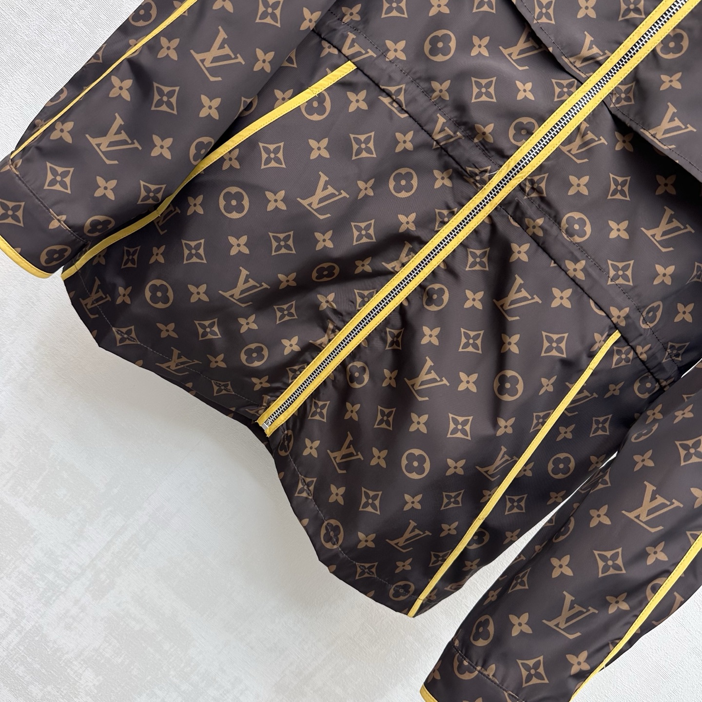 louis vuitton monogram hooded parka
