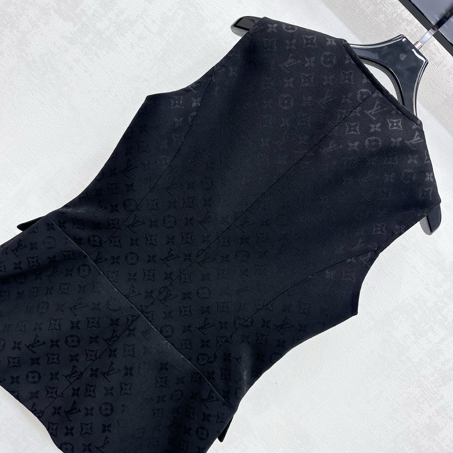 louis vuitton monogram jacquard fitted vest