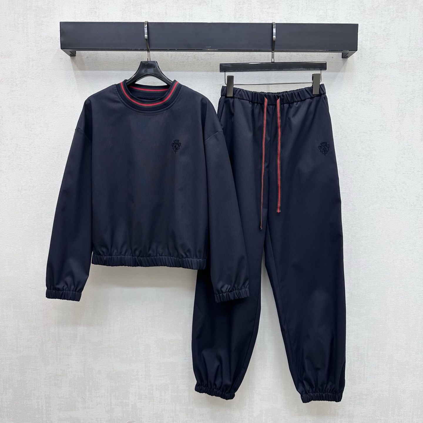 Gucci Navy Cropped Track Set