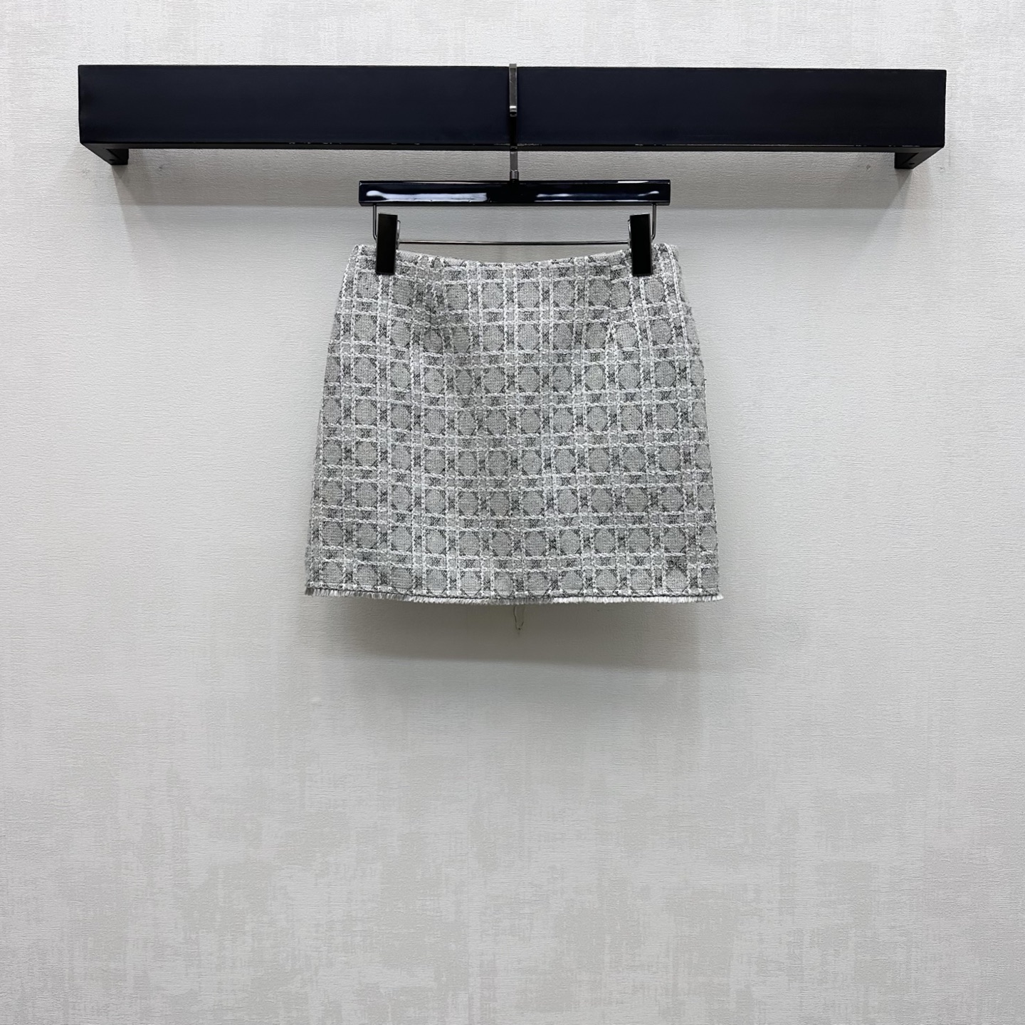 Dior Gray Monogram Mini Skirt