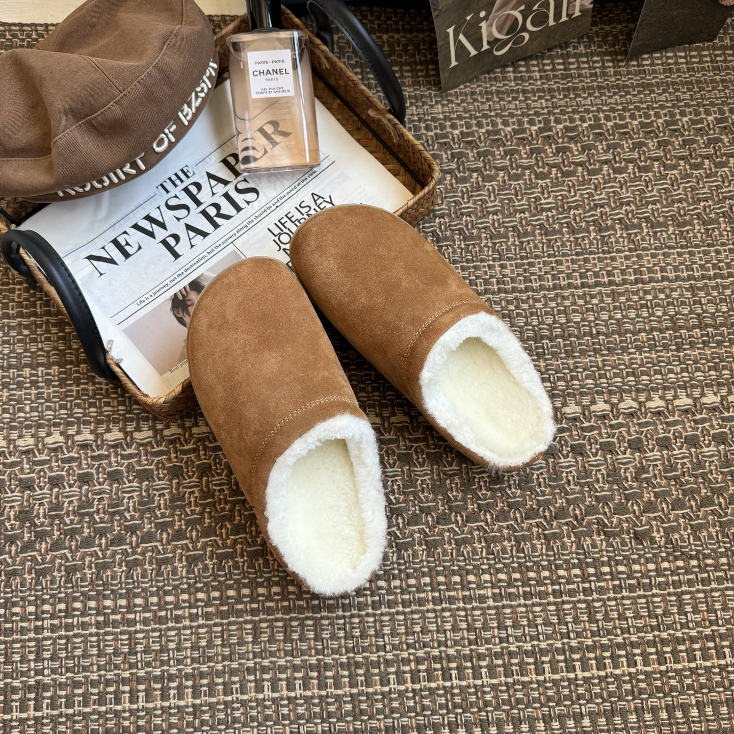 NO:547130,Alo Baotou Zhuang maroon details, fur shoes19860909alo包头拖栗色细节,毛毛鞋,Women's Shoes