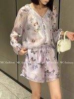 Chanel Replica
 Clothing Shirts & Blouses Two Piece Outfits & Matching Sets Printing