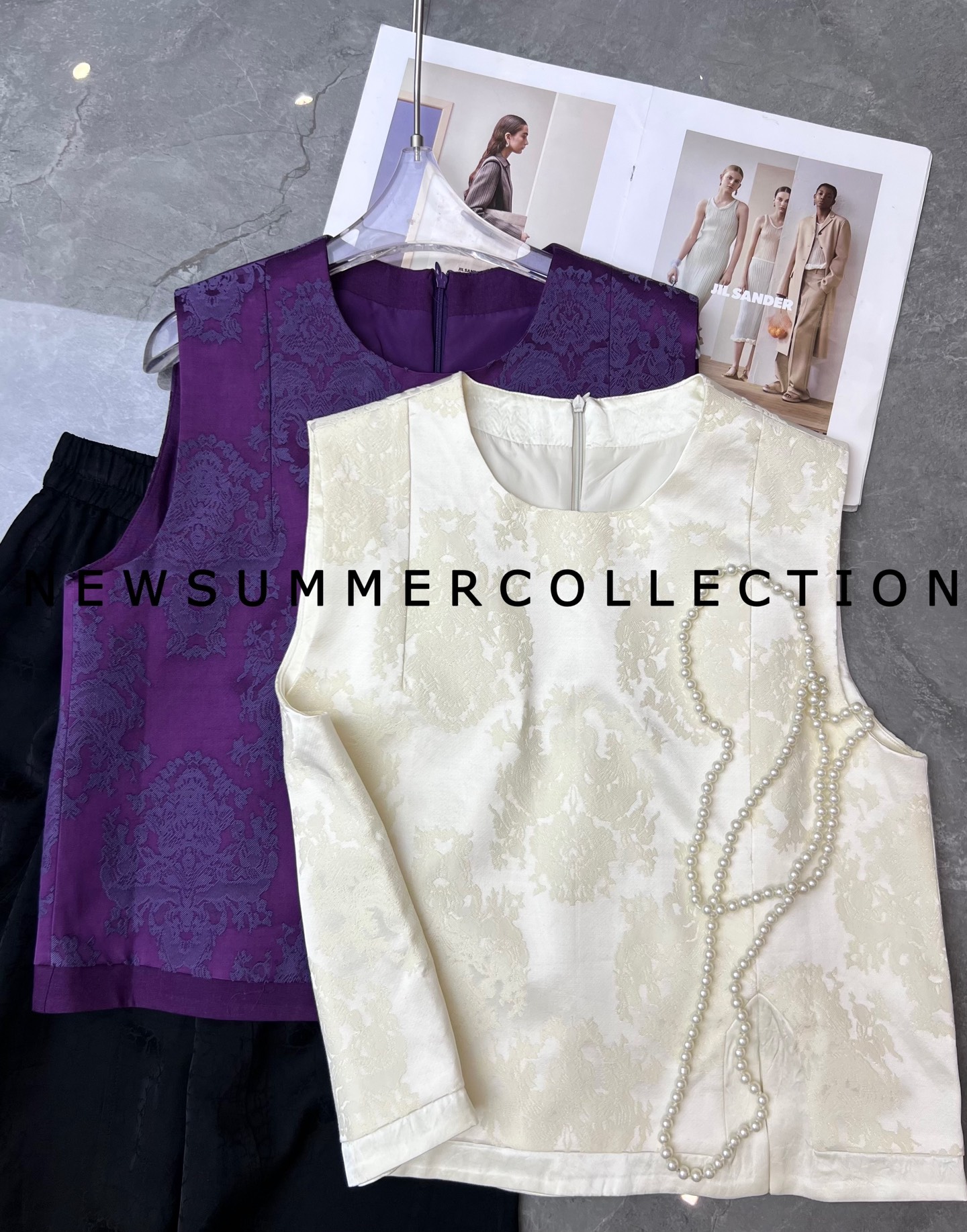 Elegant Jacquard Vest - Chinese Style Slim Fit Sleeveless Top 1 i1755078579318 1235 0 8