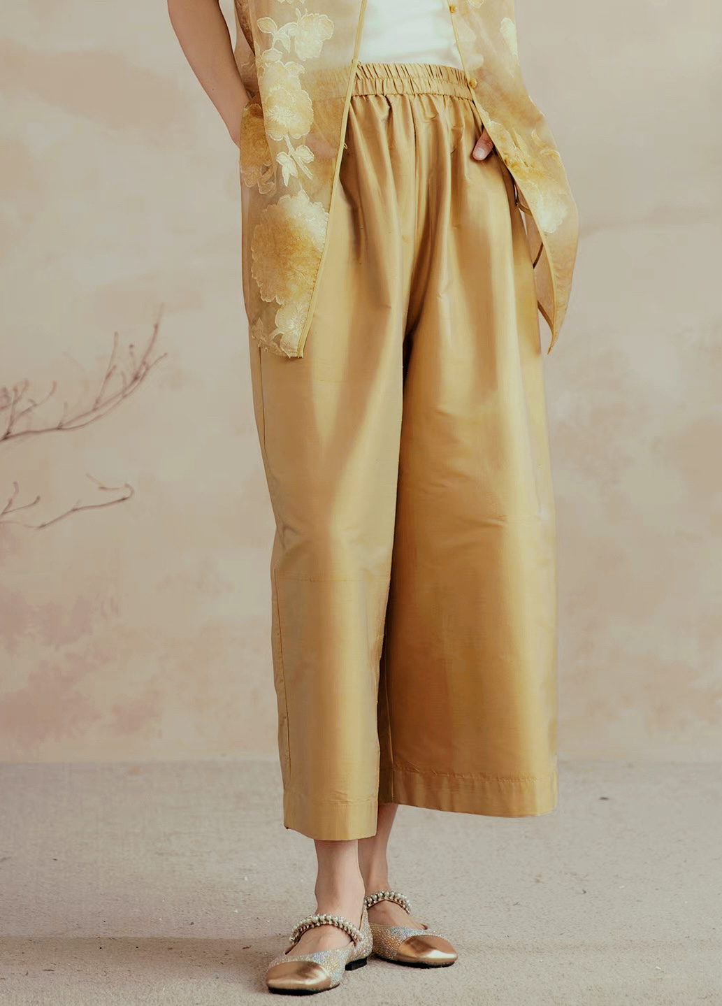 “High-Quality Women’s Suit with Tweezer Shorts and Velvet Accents for a Stylish Look” - 图片 2