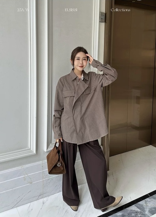 Effortless Style Plaid Design Shirt - Classic Drop Shoulder, Flattering Fit 1 Effortless Style Plaid Design Shirt - Classic Drop Shoulder, Flattering Fit