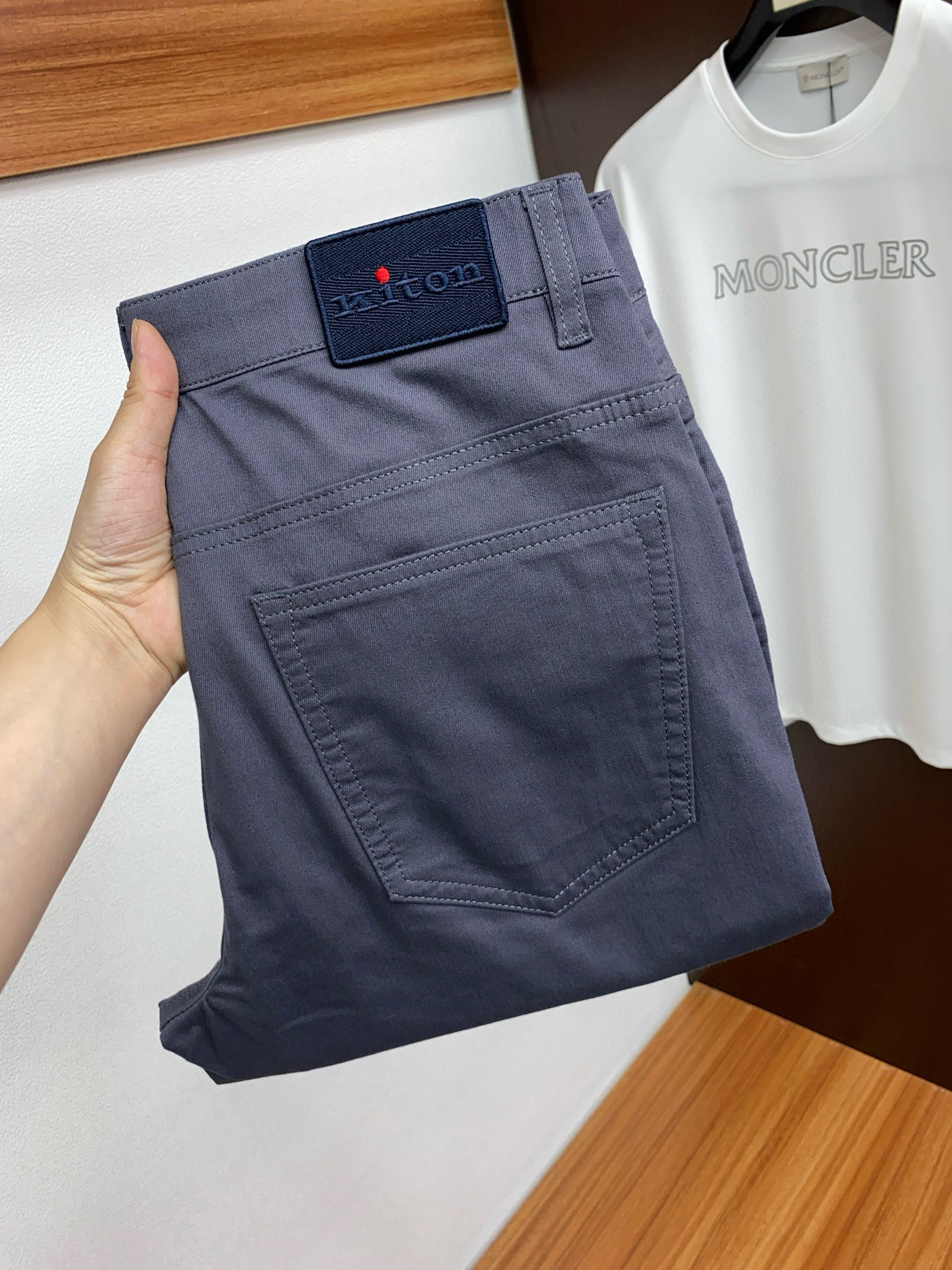 “Kiton 2025 Customizable Leisure Pants: High-End Style for Business and Leisure, Sizes 30-38”