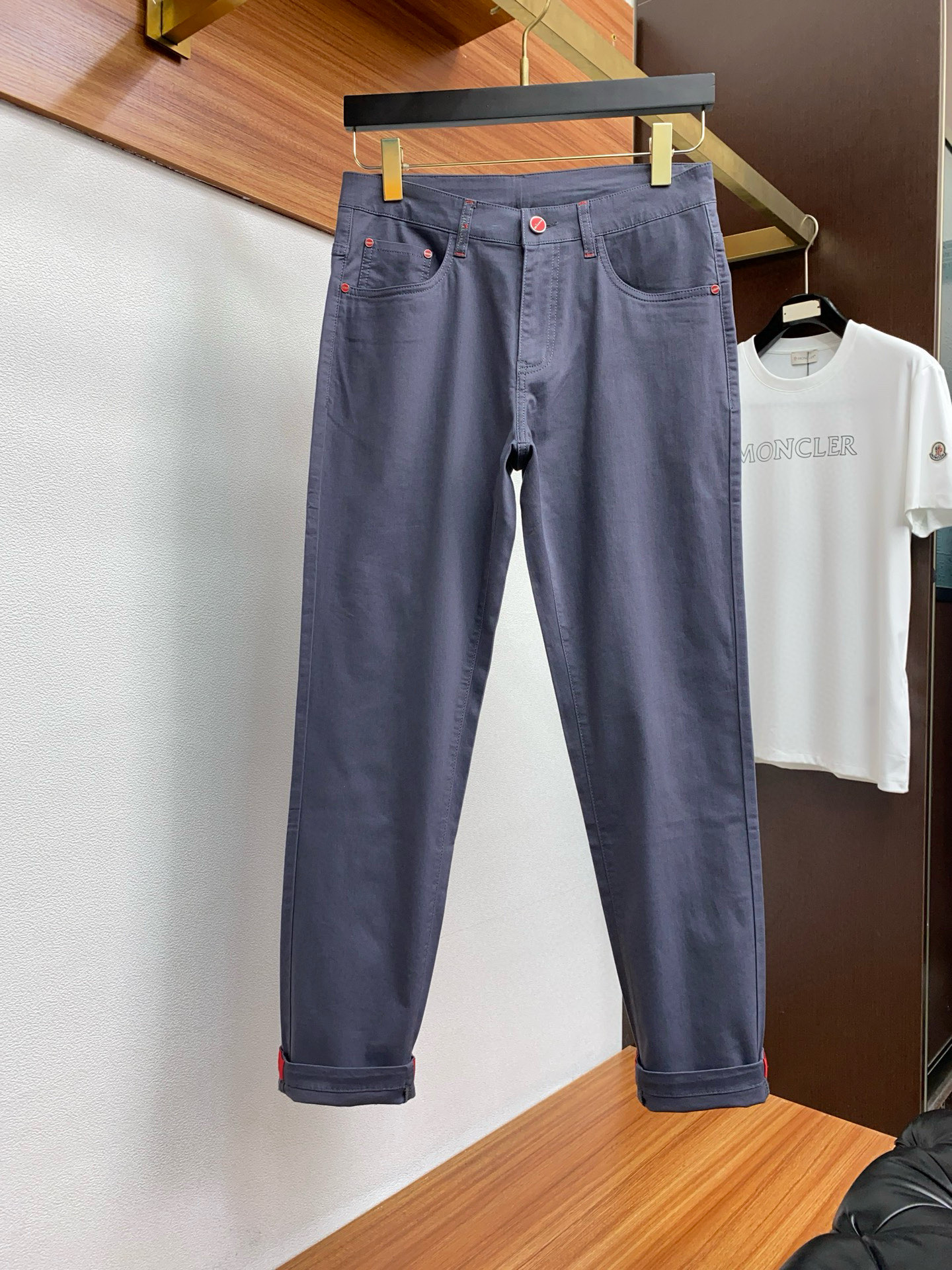 “Kiton 2025 Customizable Leisure Pants: High-End Style for Business and Leisure, Sizes 30-38” - 图片 2