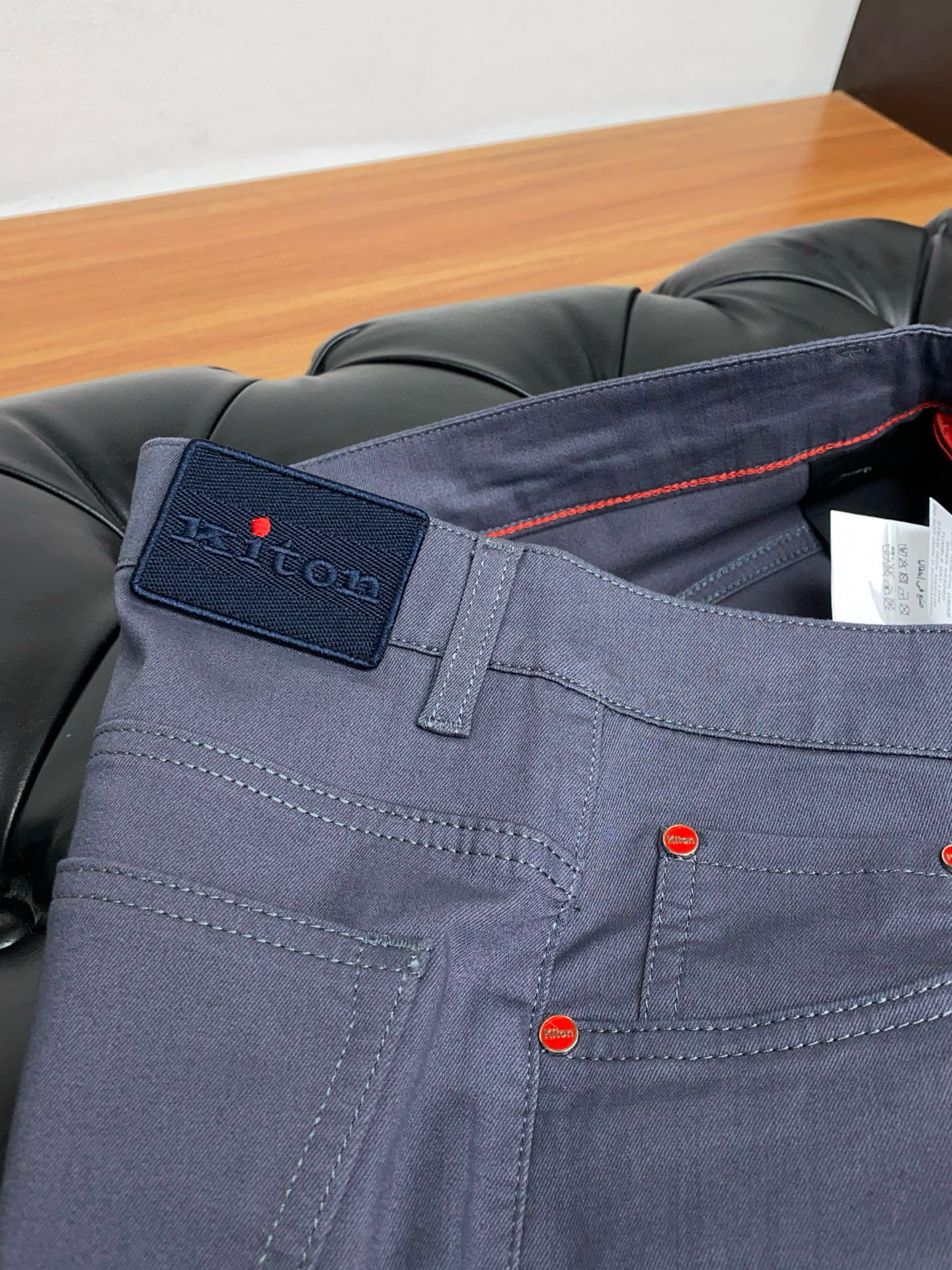 “Kiton 2025 Customizable Leisure Pants: High-End Style for Business and Leisure, Sizes 30-38” - 图片 5