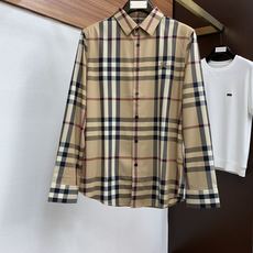 巴宝莉 两色高档品质格子商务百搭休闲长袖衬衫 M-3xL 巴宝莉 两色高档品质格子商务百搭休闲长袖衬衫 M-3xL